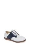 Footmates Kids' Cheer Oxford In White/ Navy