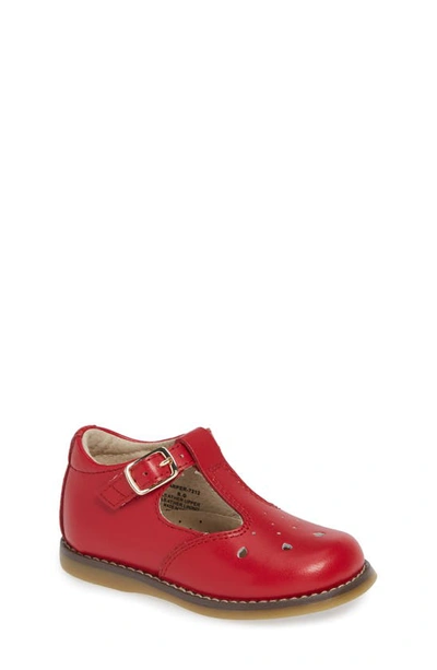 Footmates Kids' Harper Mary Jane In Apple Red