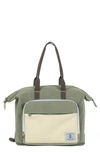 Humble-bee Babies' Boundless Charm Convertible Diaper Bag In Olive Dusk