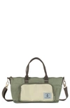 Humble-bee Babies' Mini Charm Diaper Bag In Olive Dusk