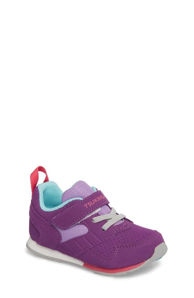 Tsukihoshi Babies' Racer Washable Sneaker In Purple/ Lavender