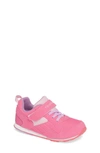 Tsukihoshi Babies' Racer Washable Sneaker In Fuchsia/ Pink