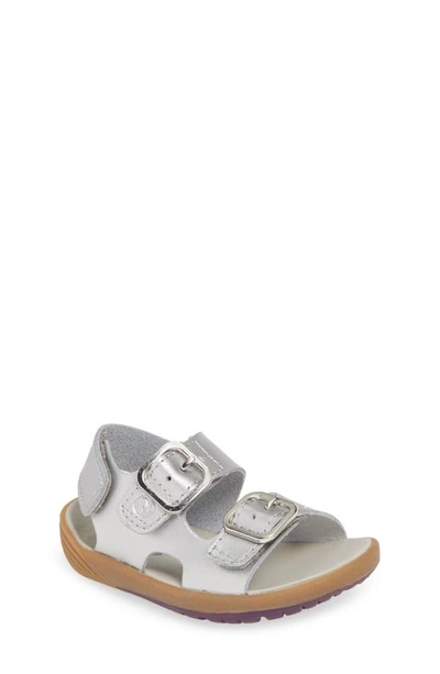 Merrell Babies' Toddler Girl Bare Steps Sandal In Silver