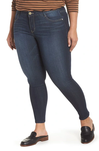 Wit & Wisdom 'ab'solution Stretch Skinny Jeans In Indigo