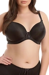 Elomi Bijou Full Figure Underwire Plunge Bra In Black