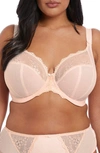 Elomi Full Figure Charley Stretch Lace Bra El4382, Online Only In Ballet Pink