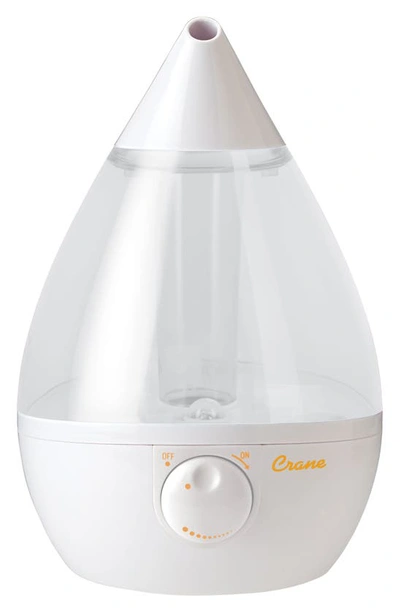 Crane Air Babies' Drop 1-gallon Cool Mist Humidifier In White/ Clear