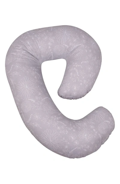 Leachco Mini Snoogle Chic Pregnancy Support Body Pillow In Floral Lace