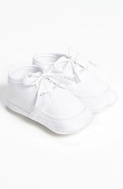 Little Things Mean A Lot Babies' Gabardine Shoe In White