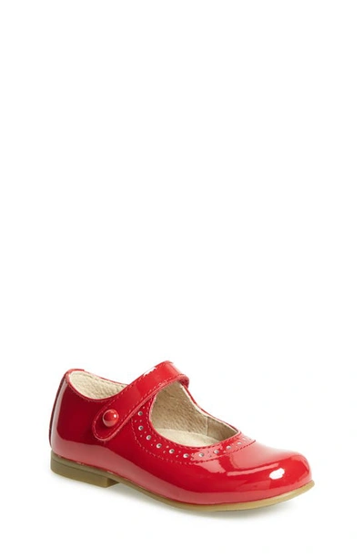 Footmates Kids' Emma Mary Jane In Red Patent