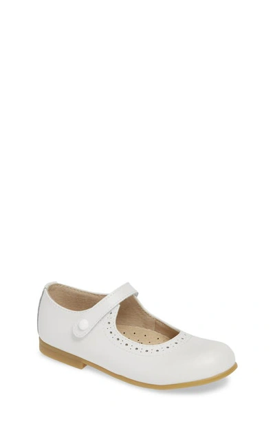 Footmates Kids' Emma Mary Jane In White