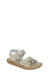 Footmates Kids' Ariel Waterproof Sandal In Soft Gold