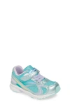 Tsukihoshi Kids' Glitz Washable Sneaker In Mint/ Lavender