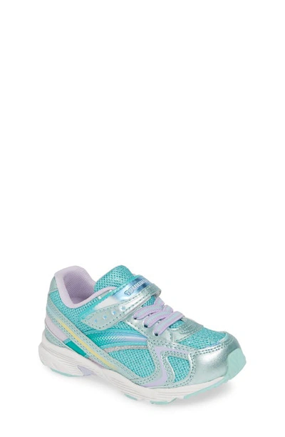 Tsukihoshi Glitz Washable Sneaker In Mint/ Lavender