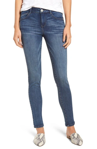 Wit & Wisdom Ab-solution Ankle Skimmer Skinny Jeans Regular & Petite In Blue