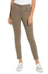 Wit & Wisdom Ab-solution Crop Skinny Pants In Brol-brindle Olive