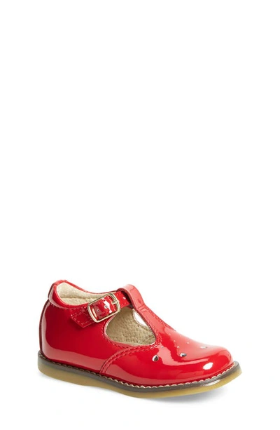 Footmates Kids' Harper Mary Jane In Red Patent