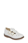 Footmates Kids' Danielle Double Strap Shoe In White