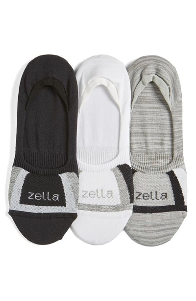 Zella 3-pack No-show Socks In White Multi