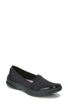 Bzees Lollipop Womens Machine Washable Cushioned Casual Shoes In Black Fabric