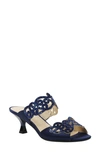 J. Reneé 'francie' Evening Sandal In Navy Fabric