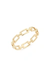 Bony Levy 14k Gold Link Stacking Ring In Yellow Gold