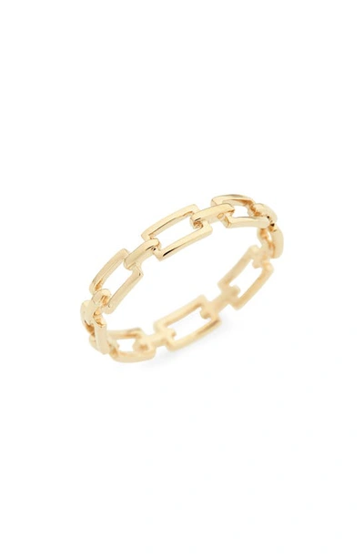 Bony Levy 14k Gold Link Stacking Ring In Yellow Gold
