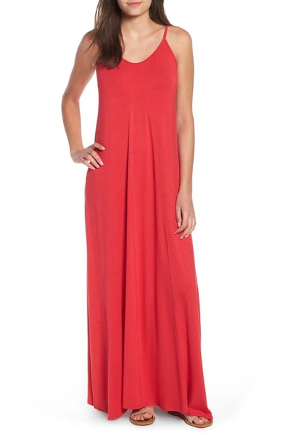 Loveappella Maxi Dress In Red Lipstick