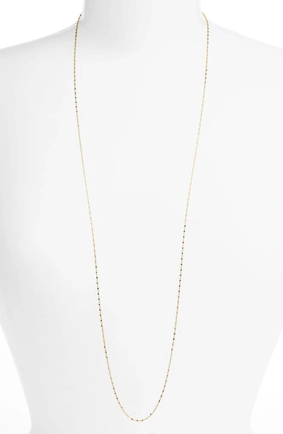 Bony Levy 14k Gold Long Beaded Chain Necklace In Yellow Gold