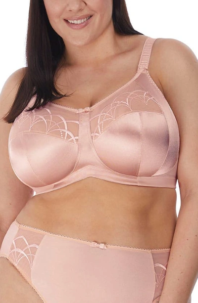 Elomi Full Figure Cate Soft Cup No Wire Bra El4033, Online Only In Latte