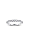 Lafonn Simulated Diamond Birthstone Band Ring In April - Clear/ Silver