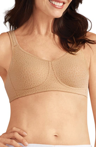 Nordstrom X Amoena Mona Seamless Soft Cup Bra In Cognac