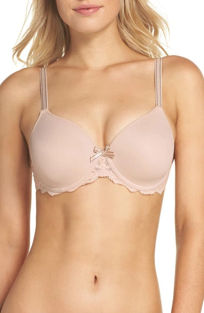 Chantelle Lingerie Rive Gauche Full Coverage T-shirt Bra In Cappucino