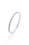 Bony Levy Diamond Stacking Ring In White Gold