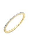 Bony Levy Diamond Stacking Ring In Yellow Gold