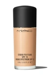 Mac Cosmetics Mac Studio Fix Fluid Foundation Broad-spectrum Spf 15 In C4.5 Tan Neutral Peachy