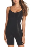 Spanxr Oncore Mid Thigh Shaper Bodysuit In Very Black