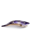 Ficcare Maximas Lotus Hair Clip In Dark Amethyst