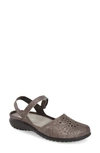 Naot 'arataki' Mary Jane In Gray Shimmer Leather