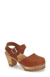 Mia Abba Sandal In Luggage Leather