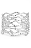 Karine Sultan Open Cuff In Silver