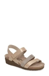 Naot 'krista' Sandal In Champagne Leather