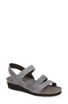 Naot Women's Kayla Sandal In Slate Leather In Vintage Slate Leather