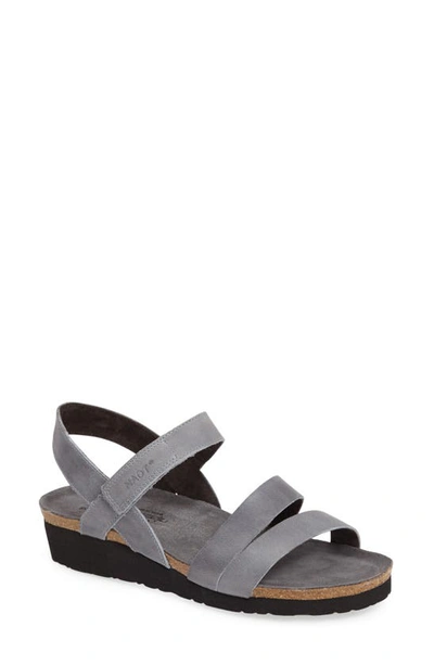 Naot Women's Kayla Sandal In Slate Leather In Grey