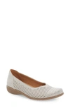 Ara Avril Perforated Flat In Moon