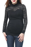 Kimi And Kai Faye Maternity Top In Black