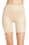 Spanxr Suit Your Fancy Booty Booster Mid-thigh Shorts In Champagne Beige
