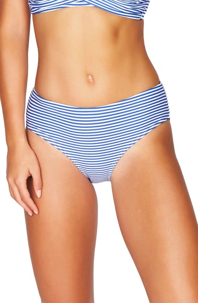 Sea Level Sorrento Stripe Bikini Bottoms In French Blue