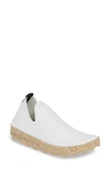 Asportuguesas By Fly London Care Sneaker In White/ White Fabric