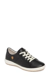 Josef Seibel Caren 01 Sneaker In Black Leather